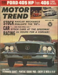 MOTOR TREND 1962 MAR - V8 CHEVY II, SHELBY'S CORVAIRS